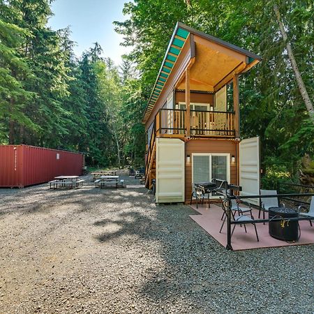Unique Container Studio With Deck And Fire Pit! Баклі Екстер'єр фото